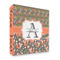 Fox Trail Floral 3 Ring Binders - Full Wrap - 2" - FRONT