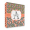 Fox Trail Floral 3 Ring Binder - Full Wrap - 2" (Personalized)