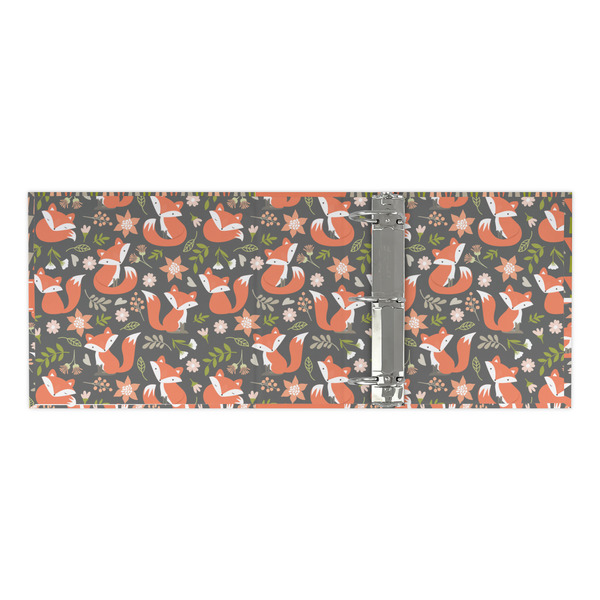 Fox Trail Floral 3 Ring Binders - Full Wrap - 3" - OPEN INSIDE
