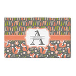 Fox Trail Floral 3' x 5' Patio Rug (Personalized)
