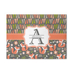 Fox Trail Floral Area Rug (Personalized)