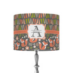 Fox Trail Floral 8" Drum Lamp Shade - Fabric (Personalized)