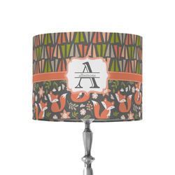 Fox Trail Floral 8" Drum Lamp Shade - Fabric (Personalized)