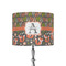 Fox Trail Floral 8" Drum Lampshade - ON STAND (Fabric)