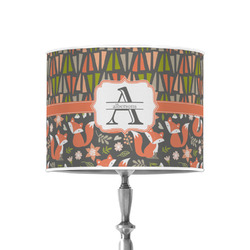 Fox Trail Floral 8" Drum Lamp Shade - Poly-film (Personalized)