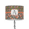 Fox Trail Floral 8" Drum Lampshade - ON STAND (Poly Film)