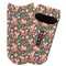 Fox Trail Floral Adult Ankle Socks - Single Pair - Front and Back