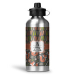 Fox Trail Floral Water Bottle - Aluminum - 20 oz (Personalized)