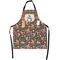 Fox Trail Floral Apron With Pockets w/ Name and Initial
