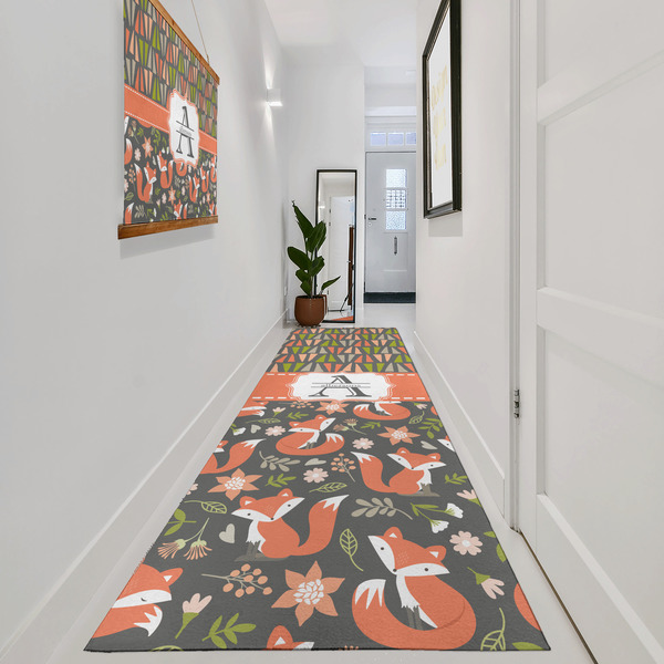 Fox Trail Floral Area Rug Sizes - In Context (vertical)