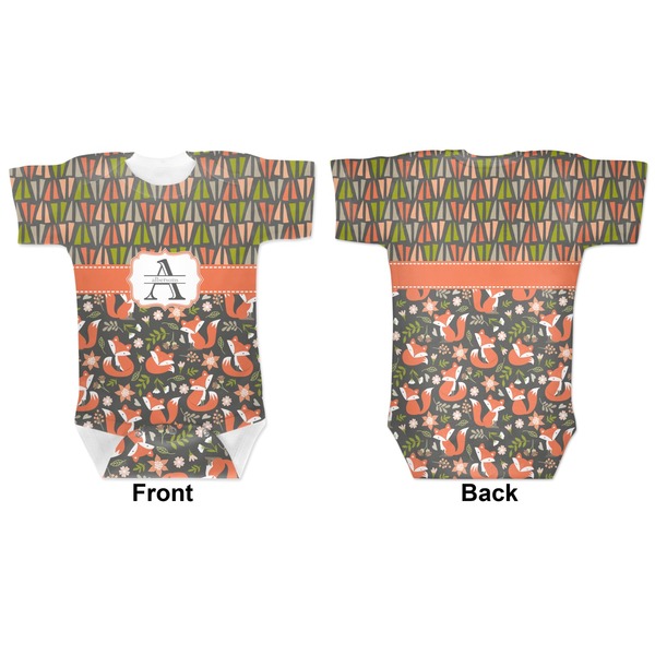 Fox Trail Floral Baby Bodysuit Approval