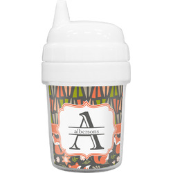 Fox Trail Floral Baby Sippy Cup (Personalized)