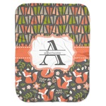 Fox Trail Floral Baby Swaddling Blanket (Personalized)
