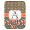 Fox Trail Floral Baby Swaddling Blanket (Personalized)