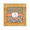 Fox Trail Floral Bamboo Trivet with Ceramic Tile Insert (Personalized)