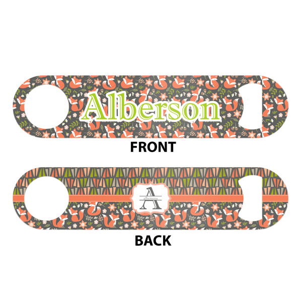 Fox Trail Floral Bar Bottle Opener - White - Approval