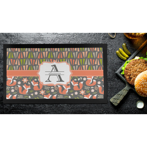 Fox Trail Floral Bar Mat - Small - LIFESTYLE