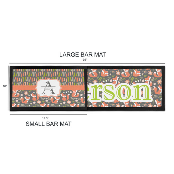 Fox Trail Floral Bar Mats - Sizing Chart