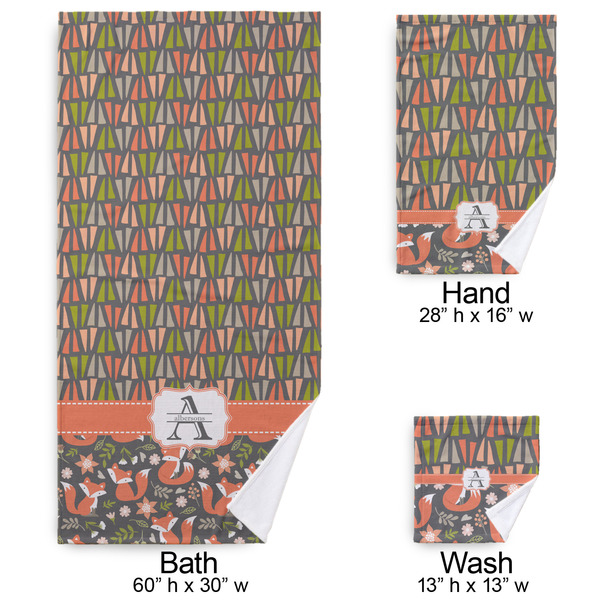 Fox Trail Floral Bath Towel Sets - 3-piece - Approval