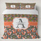 Fox Trail Floral Duvet Cover Set - King (Personalized)