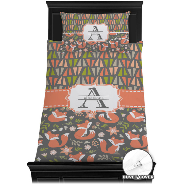 Fox Trail Floral Bedding Set (TwinXL) - Duvet