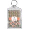 Fox Trail Floral Bling Keychain (Personalized)