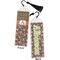 Fox Trail Floral Bookmark with tassel - Front and Back