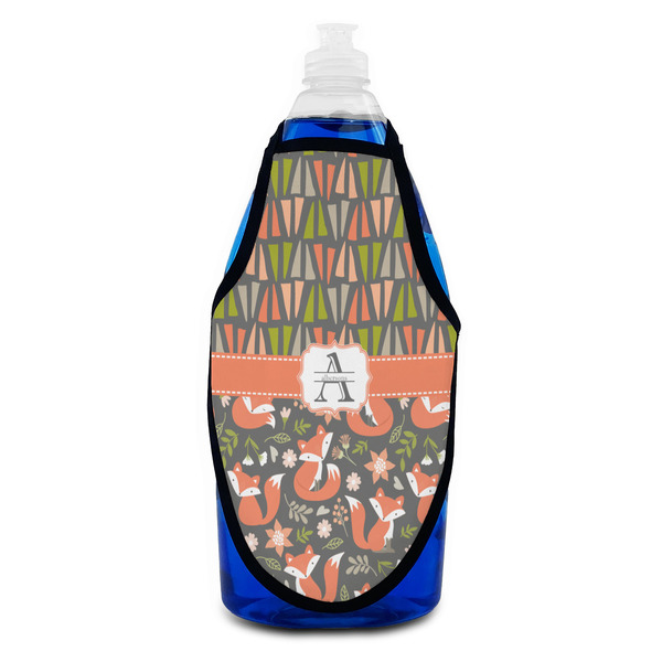 Fox Trail Floral Bottle Apron - Soap - FRONT
