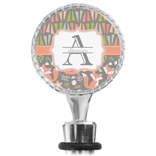 Fox Trail Floral Bottle Stopper Main View