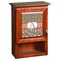 Fox Trail Floral Cabinet Decal for Medium Cabinet