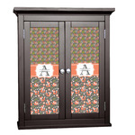 Fox Trail Floral Cabinet Decal - Custom Size (Personalized)