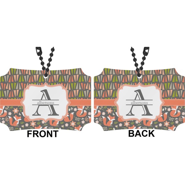 Fox Trail Floral Car Ornament - Berlin (Approval)