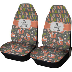 Fox Trail Floral Car Seat Covers (Set of Two) (Personalized)