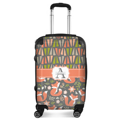 Fox Trail Floral Suitcase (Personalized)