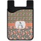 Fox Trail Floral Cell Phone Credit Card Holder