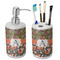 Fox Trail Floral Ceramic Bathroom Accessories