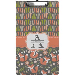 Fox Trail Floral Clipboard (Legal Size) (Personalized)