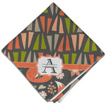 Fox Trail Floral Cloth Dinner Napkin - Single w/ Name and Initial