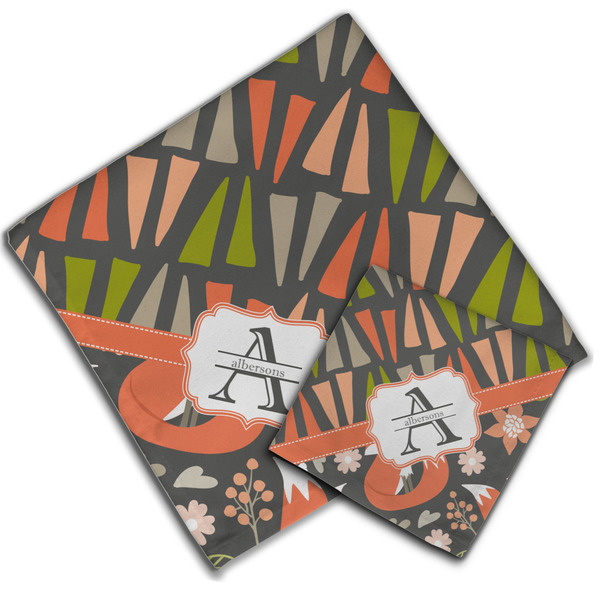 Fox Trail Floral Cloth Napkins - Personalized Lunch & Dinner (PARENT MAIN)