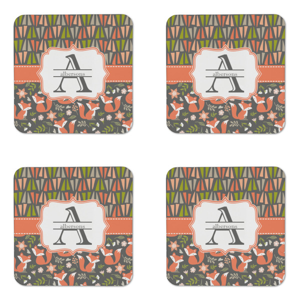 Fox Trail Floral Coaster Set - APPROVAL