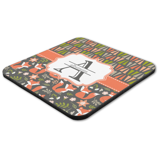Fox Trail Floral Coaster Set - FLAT (one)