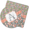 Fox Trail Floral Coasters Rubber Back - Main