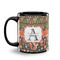 Fox Trail Floral Coffee Mug - 11 oz - Black