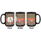 Fox Trail Floral Coffee Mug - 15 oz - Black APPROVAL