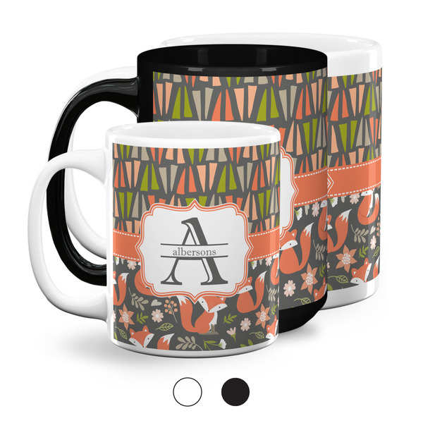 Fox Trail Floral Coffee Mugs Main