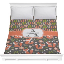 Fox Trail Floral Comforter - Full / Queen (Personalized)