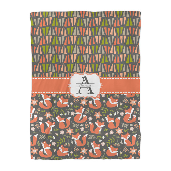 Fox Trail Floral Comforter - Twin XL - Front