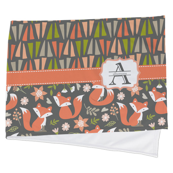 Custom Fox Trail Floral Cooling Towel (Personalized)