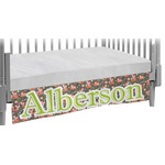Fox Trail Floral Crib Skirt (Personalized)