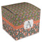 Fox Trail Floral Cube Favor Gift Box - Front/Main